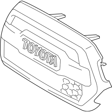 Toyota 53101-04050-A0 Upper Grille