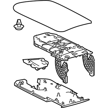 Toyota 58920-06100-C4 Armrest Assembly