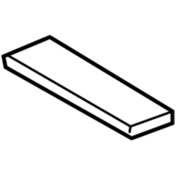 Toyota 63341-12230 Headliner Silencer, Inner