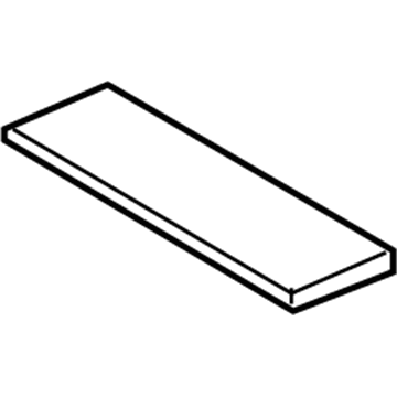 Toyota 63341-12240 Headliner Silencer, Inner