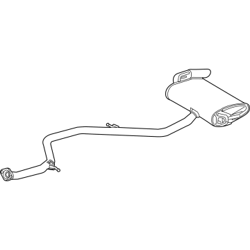 Toyota Prius AWD-e Muffler - 17430-24470
