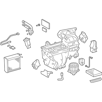 Toyota 87010-02701 Case Assembly