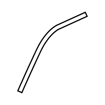 Toyota 75767-0A040 Edge Molding Pad, Rear