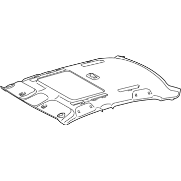 Toyota 63310-02A10-B0 Headliner, Gray