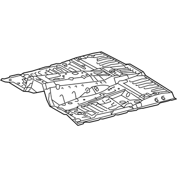Toyota Land Cruiser Floor Pan - 58111-60A60