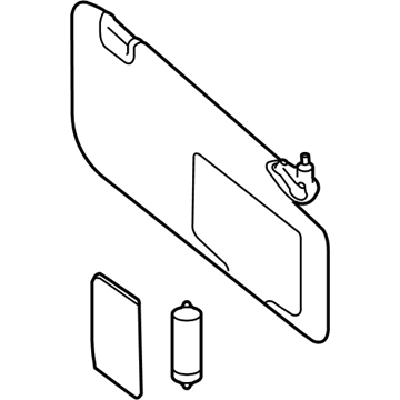 Toyota SU003-03149 Sunvisor, Driver Side