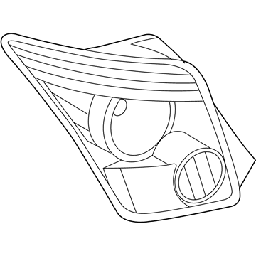 Toyota 81561-52570 Lens & Housing, Driver Side