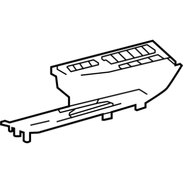 Toyota 67917-0C080-C0 Rear Sill Plate, Passenger Side