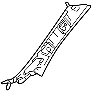 Toyota 62210-0C070-B0 Windshield Pillar Trim