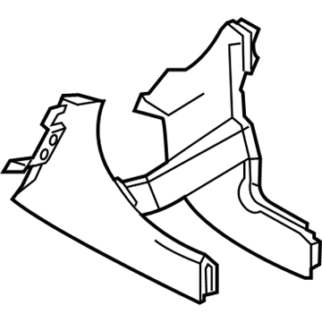 2006 Toyota Solara Center Console Base - 58811-AA040-B0