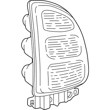 Toyota 81551-42050 Lens, Passenger Side