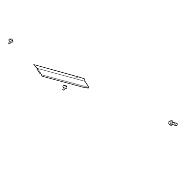 Toyota 58415-47030-B3 Center Panel, Rear