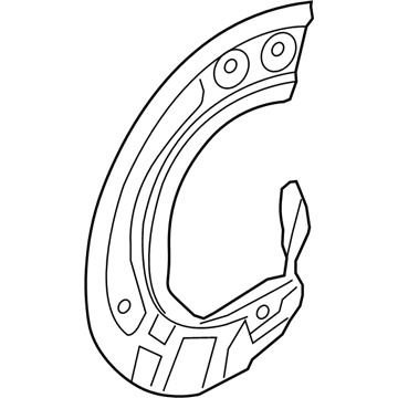Toyota GR Supra Backing Plate - 47782-WAA02