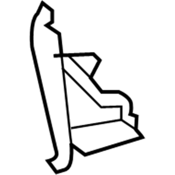Toyota 61617-17030 Inner Panel, Rear Passenger Side