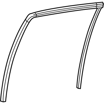 Toyota Prius C Window Run - 68152-52201
