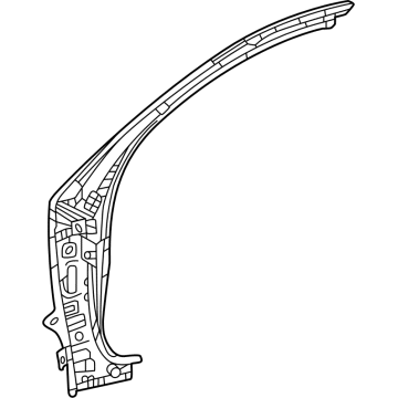 Toyota 61108-0C902 Hinge Pillar Reinforcement