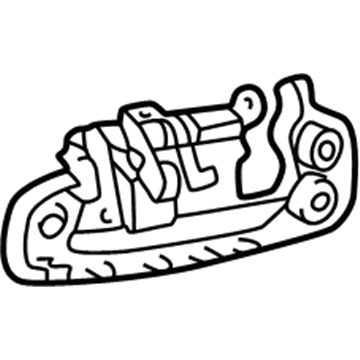 Toyota 69210-42040-G0 Handle, Outside