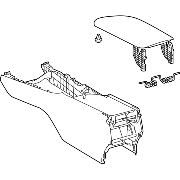 Toyota Center Console Base - 58810-33310-C5