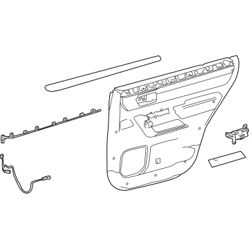 Toyota 67630-0C710-C2 Door Trim Panel