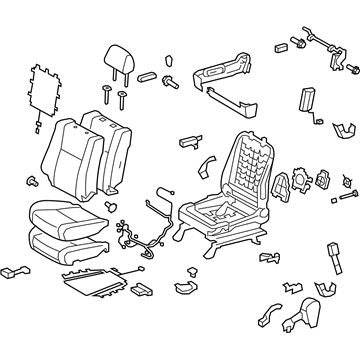 Toyota 71100-0CE02-B1 Seat Assembly