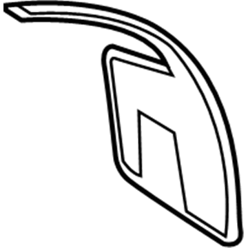 Toyota 53885-06030 Rear Seal, Passenger Side