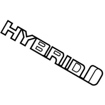 Toyota Camry Emblem - 75374-33090