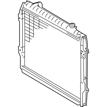 Toyota 16410-AZ011 Radiator Assembly
