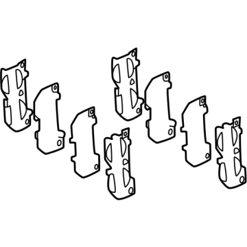 Toyota 04945-02330 Brake Pads Shim
