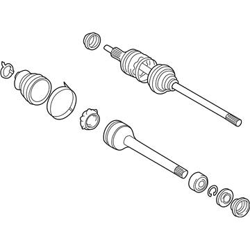 Toyota Sienna Axle Shaft - 43410-08010
