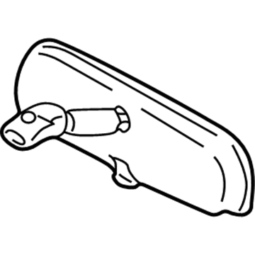 2002 Toyota RAV4 Car Mirror - 87810-AA010