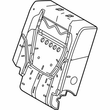 Toyota 71651-0C310 Seat Back Pad