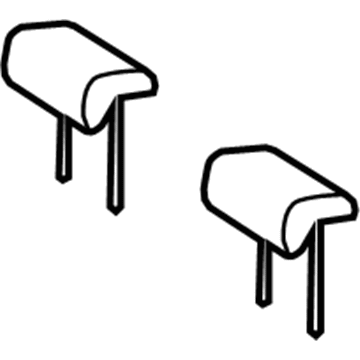 Toyota 71940-35641-B0 Headrest, Rear