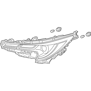 Toyota Corolla Headlight - 81110-02P50