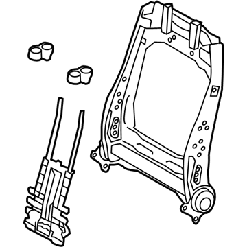 Toyota 71103-06020 Seat Back Frame