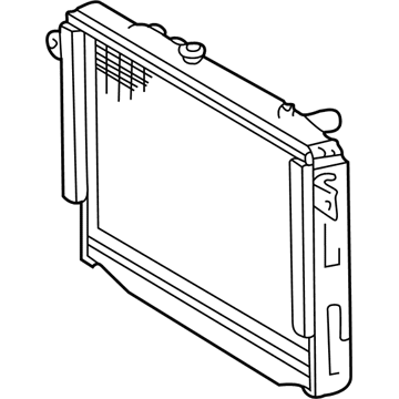 Toyota Sequoia Radiator - 16410-YZZAU