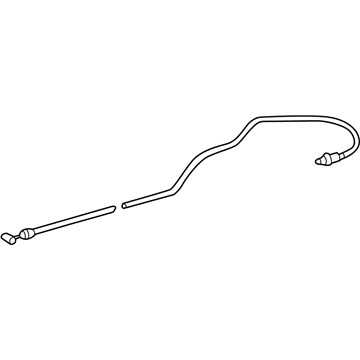 Toyota Fuel Door Release Cable - 77035-02020