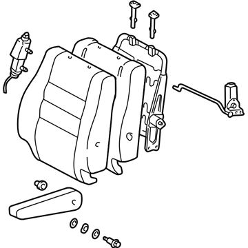 Toyota 71430-0C090-B0 Seat Back Assembly