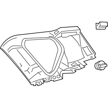 Scion 62470-12250-B0 Upper Quarter Trim