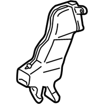 Toyota 87201-60080 Side Duct, Front Driver Side