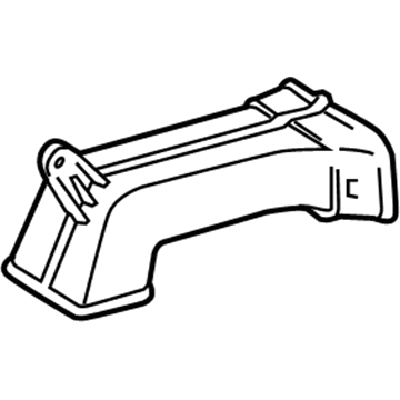 Toyota 87201-60120 Duct Sub-Assembly, Air, Front Outer
