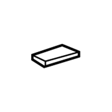 Toyota 66416-52010 Headliner Pad, Passenger Side
