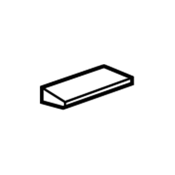 Toyota 66415-52040 Headliner Pad, Passenger Side