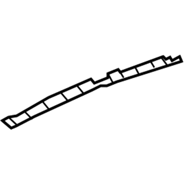 Toyota 66413-52190 Headliner Spacer, Front Passenger Side