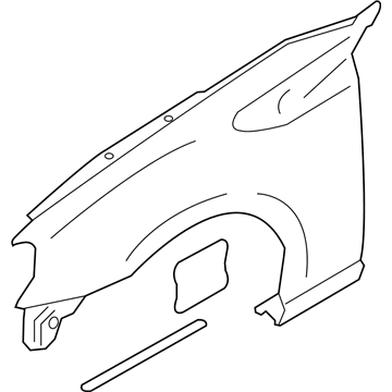Toyota SU003-01390 Fender, Front Passenger Side
