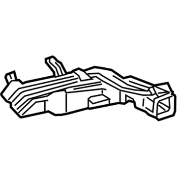Toyota 55086-10110 Outlet Duct