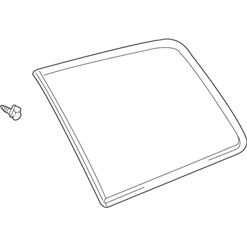 Toyota 62710-48120 Quarter Glass