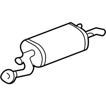 Toyota Highlander Muffler - 17440-20180