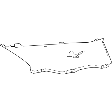 Toyota 62570-0C030-B0 Rear Trim