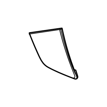 Toyota 58833-62020-A0 Front Panel, White, Upper Driver Side