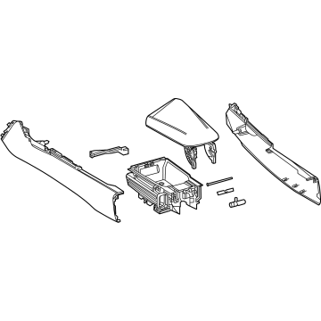 Toyota Mirai Center Console Base - 58810-62030-C7